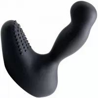 Черная насадка на вибратор Doxy для массажа простаты Prostate Massager черный 