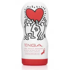 Мастурбатор Keith Haring Cup Deep Throat белый 
