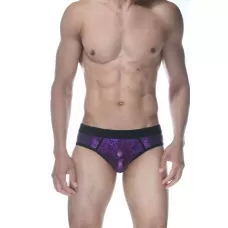 Сексуальные фиолетовые блестящие трусы-джоки фиолетовый L Сексуальные фиолетовые блестящие трусы-джоки фиолетовый L