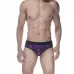 Сексуальные фиолетовые блестящие трусы-джоки фиолетовый S