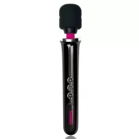 Черный вибростимулятор Training Master Ultra Powerful Rechargeable Body Wand - 30,5 см черный 