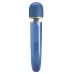Синий wand-вибромассажер Colorful Massager - 24 см синий 