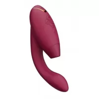 Бордовый бесконтактный клиторальный стимулятор Womanizer Duo 2 бордовый 