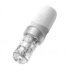 Белый автоматический мастурбатор Extra Sauce белый 