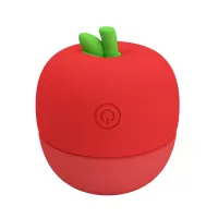 Красный клиторальный стимулятор в форме яблочка Apple Secret красный 