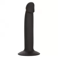 Черный анальный фаллоимитатор Silicone Slim Anal Stud черный 