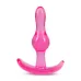 Розовая анальная пробка Curvy Anal Plug - 8,4 см розовый 
