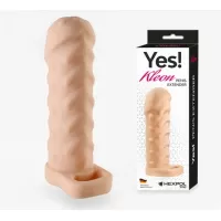 Телесная насадка-удлинитель Kleon - 15 см телесный 
