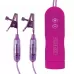 Многоскоскоростные виброзажимы для сосков Remote Control Vibrating Nipple Clips розовый 