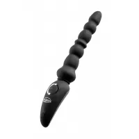 Черный анальный вибростимулятор Vibro Anal Stick - 23,5 см черный 