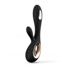 Черный вибратор-кролик Lelo Soraya Wave - 21,8 см черный 