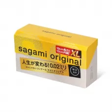 Презервативы увеличенного размера Sagami Original 0.02 XL-size - 12 шт  