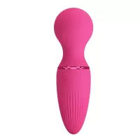 Розовый мини-wand Dwayne - 12 см розовый 