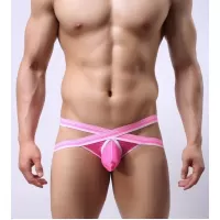 Мужские трусы-джоки Cockon X Lace Jock розовый XXL