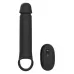 Черная насадка-удлинитель с вибрацией Vibrating Extender With Remote черный 