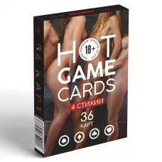 Игральные карты Hot Game Cards «4 стихии разноцветный 