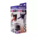 Трусики Harness с двумя насадками UNI strap - 17,5 и 18 см телесный с черным 