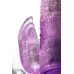 Фиолетовый вибратор High-Tech fantasy с клиторальным лепестком - 21 см фиолетовый 