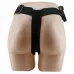 Страпон с вагинальной пробкой и вибрацией Ultra Passionate Harness - 16 см карамель (темно-бежевый 