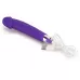 Фиолетовый вибратор Rechargeable IJOY Silicone Dildo - 16,5 см фиолетовый 