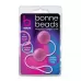 Розовые вагинальные шарики Bonne Beads розовый 