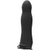 Черный полый вибрострапон Body Extensions BE Aroused - 17,78 см черный 