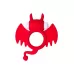 Красное эрекционное кольцо на пенис JOS COCKY DEVIL красный 