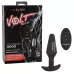 Черная анальная пробка с электростимуляцией Volt Electro-Fury - 12,75 см черный 