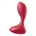 Красный вибромассажёр простаты Satisfyer Backdoor Lover - 14 см красный 
