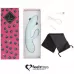 Нежно-голубой вибратор-кролик Lea Rabbit Vibrator - 20,2 см нежно-голубой 