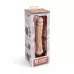 Телесный вибратор-реалистик 8  Girthy Realistic Vibrator - 24,5 см телесный 