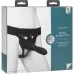 Черный полый страпон с креплением Body Extensions BE Strong - 19,05 см черный 