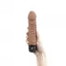 Кофейный вибратор-реалистик 6.5  Girthy Realistic Vibrator - 19 см кофейный 
