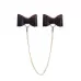Черно-красный бондажный набор Bow-tie черный с красным 
