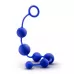 Синяя анальная цепочка 16 Inch Silicone Anal Beads - 40,6 см синий 