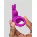 Фиолетовое эрекционное виброкольцо Happy Rabbit Cock Ring Kit фиолетовый 