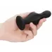Черная анальная пробка Magic Butt Plug - 11,3 см черный 