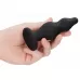 Черная анальная пробка Bubble Butt Plug - 11,6 см черный 