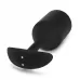 Черная вибропробка для ношения Vibrating Snug Plug 5 - 16,5 см черный 