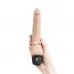 Телесный анальный вибратор 7  Slim Anal Realistic Vibrator - 20 см телесный 
