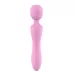 Розовый жезловый вибромассажер Pink Lady - 21,6 см розовый 