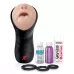 Мастурбатор-ротик Deep Throat Vibrating Stroker телесный с черным 