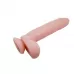 Телесный фаллоимитатор с присоской Super Dildo - 21 см телесный 