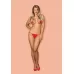 Изысканные трусики-стринги Giftella с бантиком сзади красный S-M