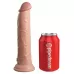 Телесный фаллоимитатор 9  Silicone Dual Density Cock - 25,4 см телесный 