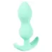 Аквамариновая анальная втулка Mini Butt Plug - 8,2 см аквамариновый 