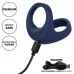 Синее эрекционное виброкольцо Rechargeable Max Dual Ring синий 