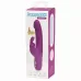 Фиолетовый перезаряжаемый вибратор Rabbit Slimline Curve Rechargeable - 24 см фиолетовый 