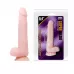 Телесный фаллоимитатор на присоске Super Dildo - 21,5 см телесный 