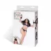 Чёрные манжеты для фиксации на кровати Bondage Bed Strap черный 